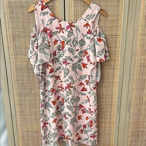 C/MEO Collective Floral Ruffle Mini Dress